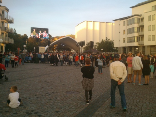 Europeade Ball pi zpadu slunce