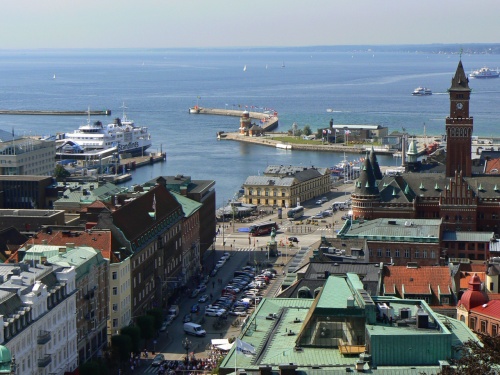 Vhled na starou st Helsingborgu