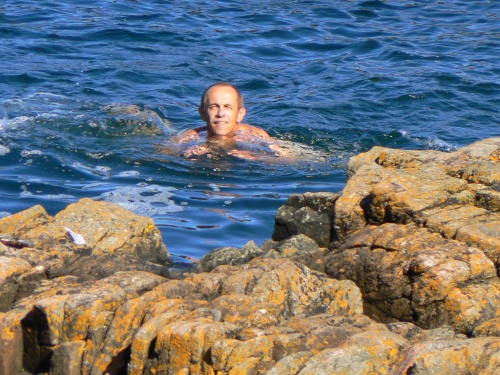 Lua se koupe v pboji