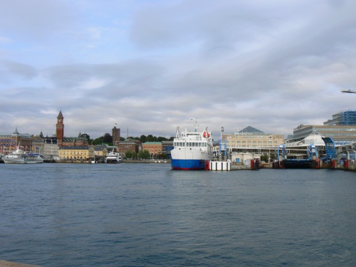 Vhled od majku na centrum Helsingborgu