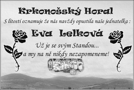 Eva Lelkov odela cestou posledn
